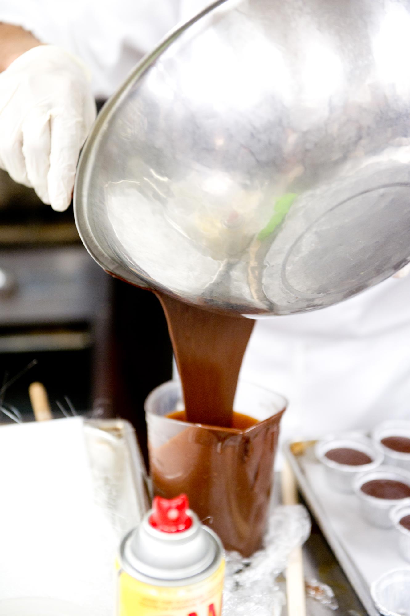 Making Lava Cake Batter