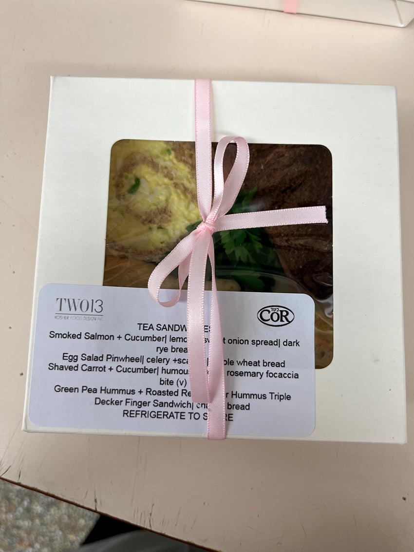 Boxed Tea Sandwiches